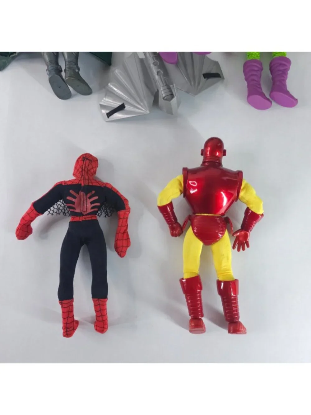ToyBiz Famous Covers Action Figure Lot Iron Man Green Goblin Spider-Man Dr Doom